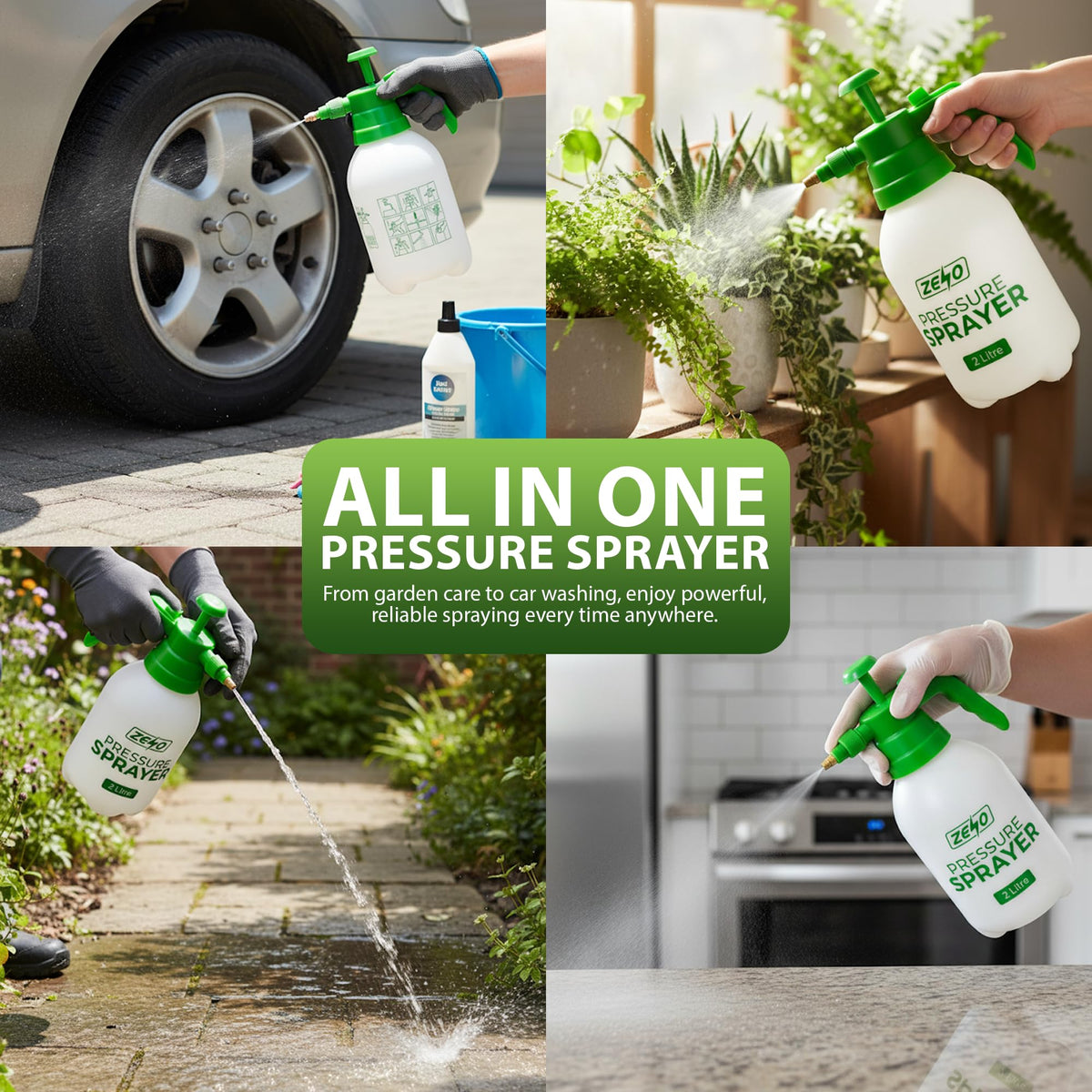 Zeno 2 Litre Garden Pressure Sprayer