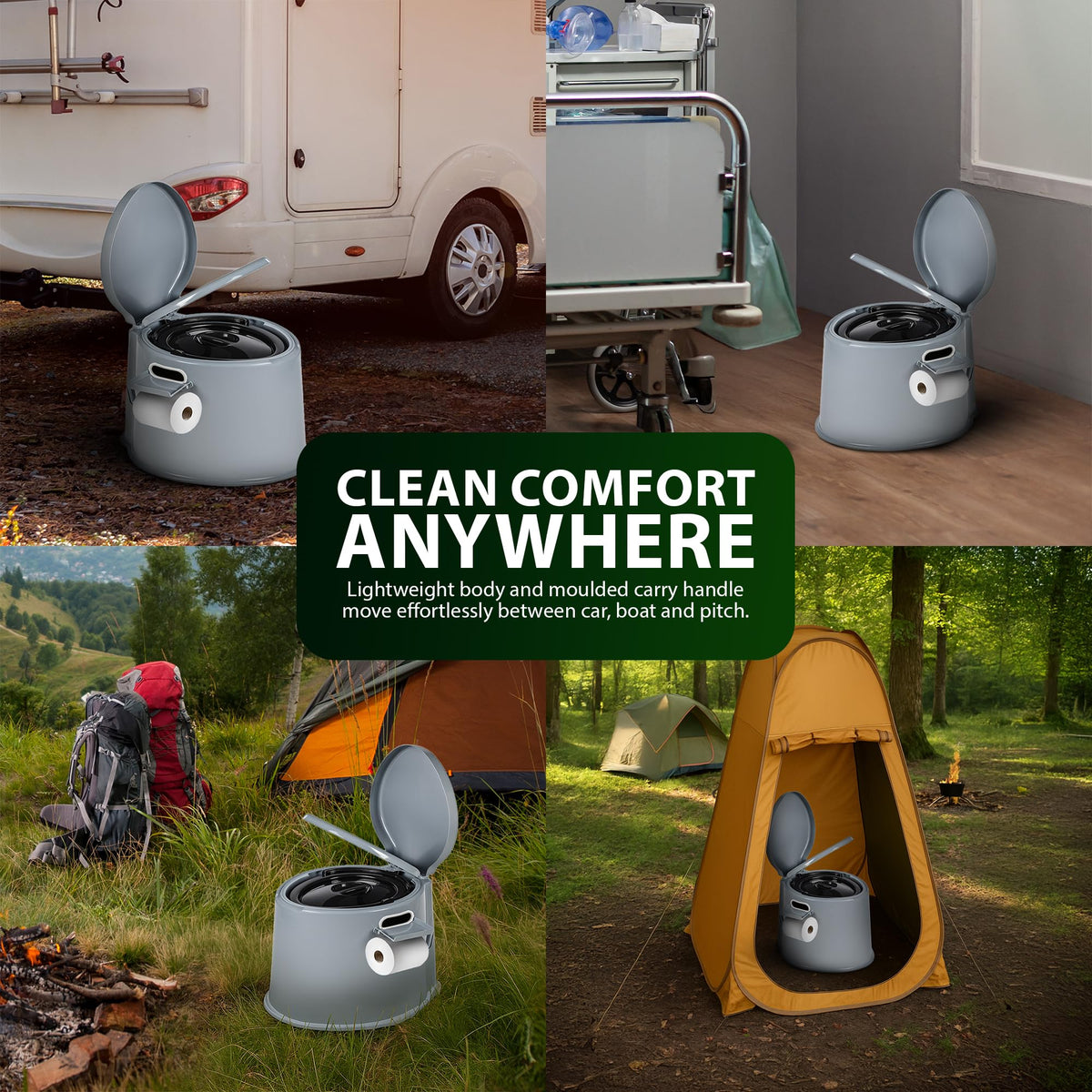 Zeno Portable Camping Toilet