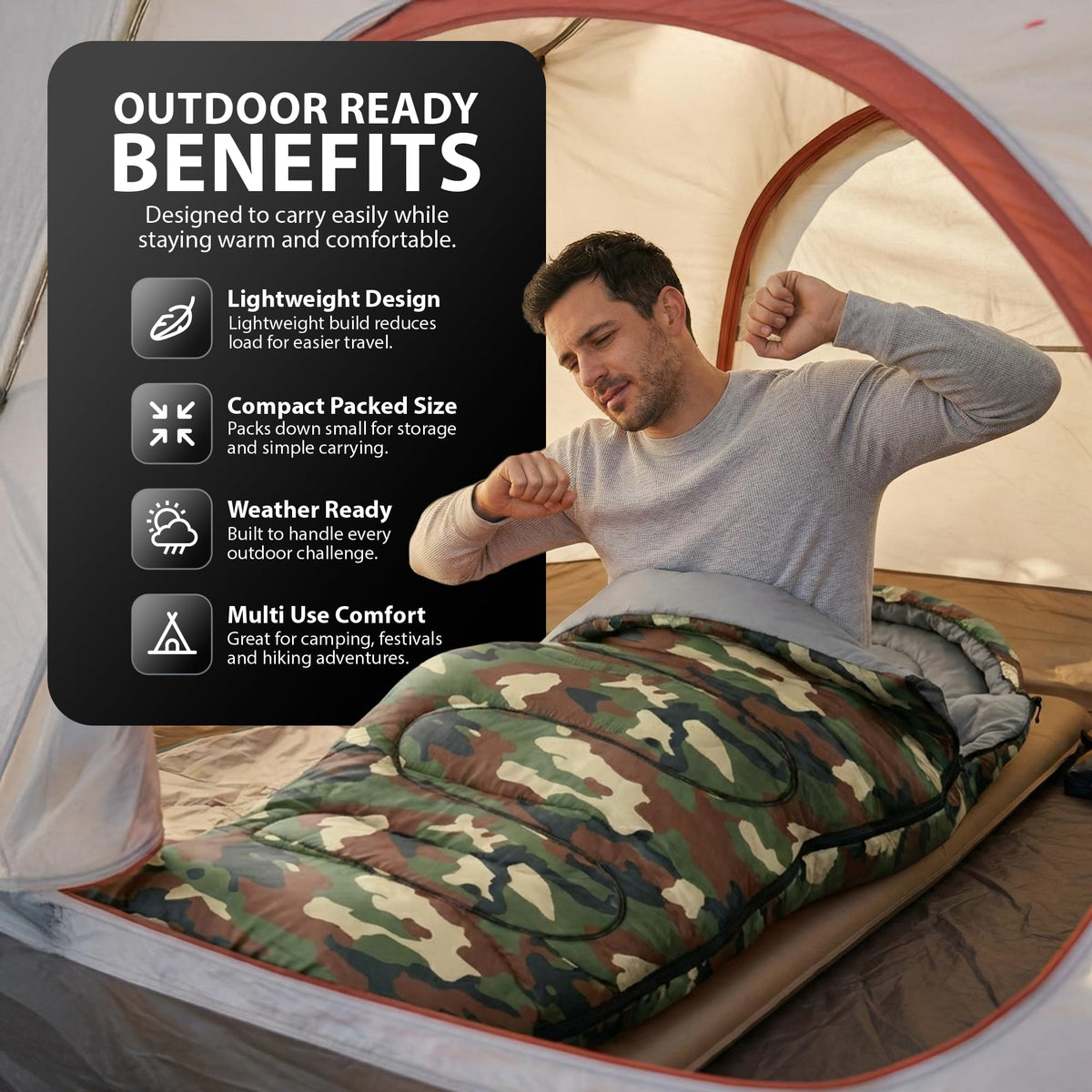 Zeno Camo Sleeping Bag