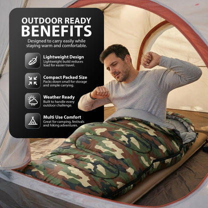 Zeno Camo Sleeping Bag