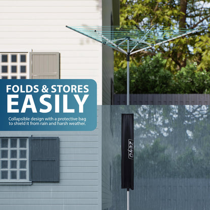 Zeno Outdoor Rotary Washing Line