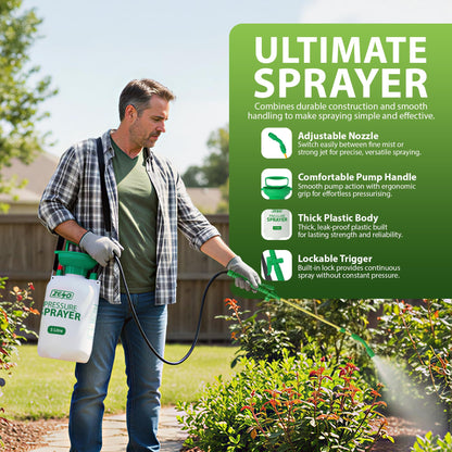 Zeno 5 Litre Garden Pressure Sprayer
