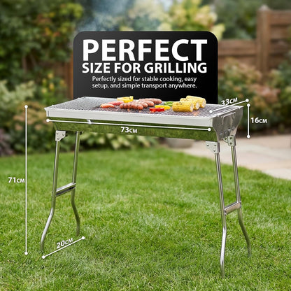 Zeno Silver Portable BBQ Grill