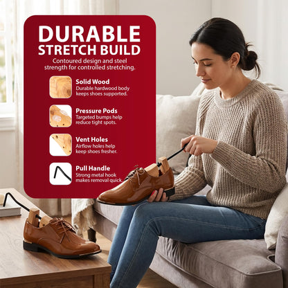 Zeno Wooden Shoe Stretchers for Women