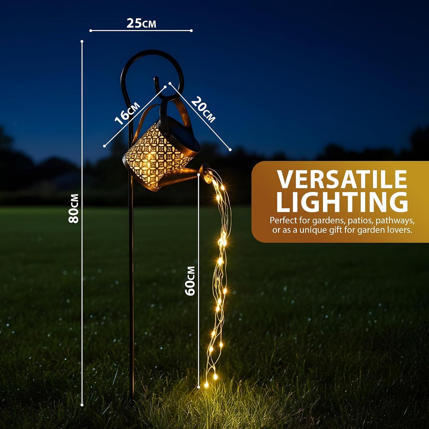 Zeno Solar Watering Can Light