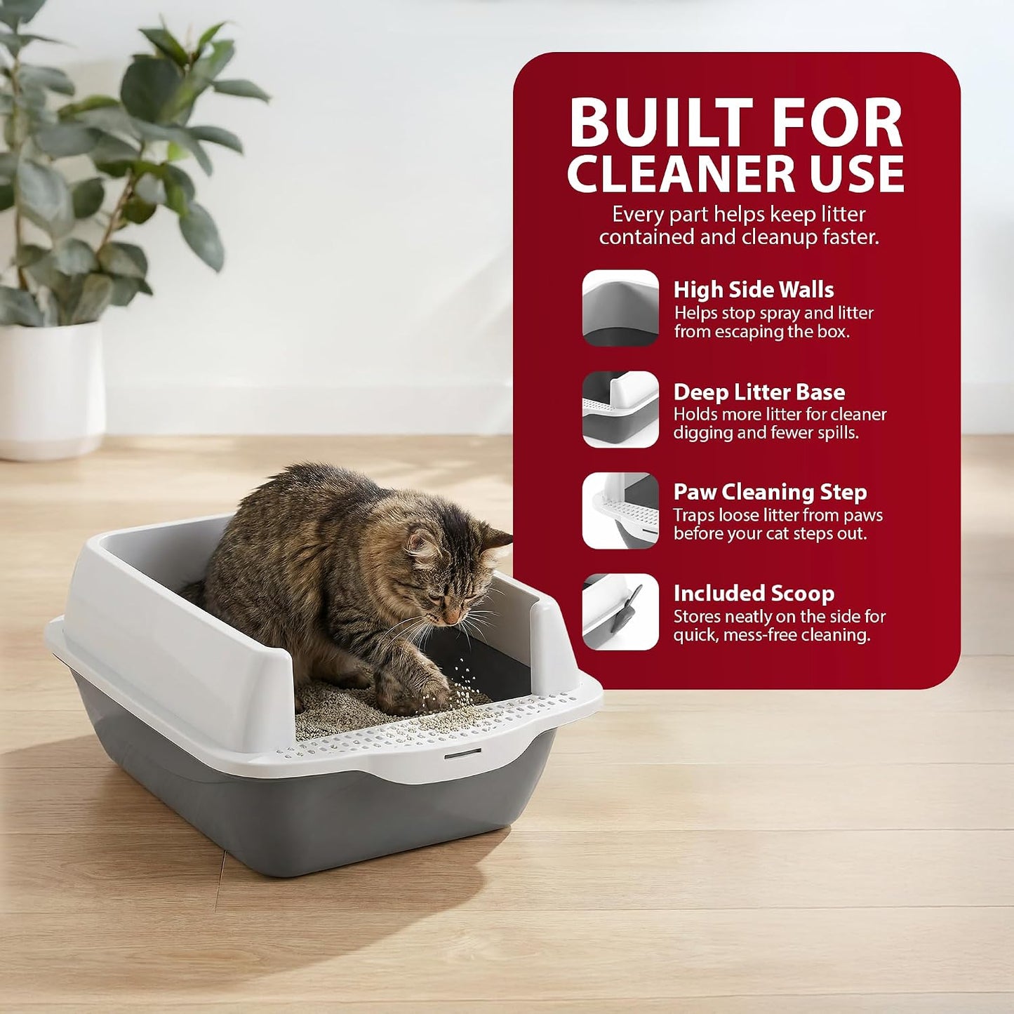 Rex & Roxy Cat Litter Tray