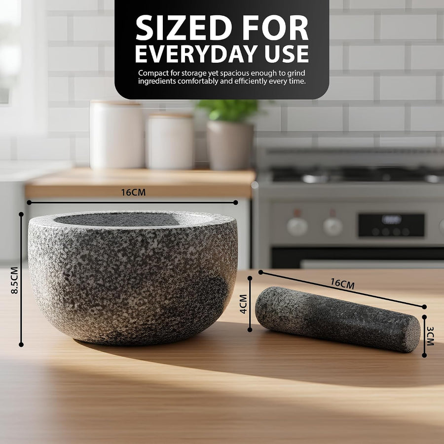Zeno 16cm Pestle and Mortar Set