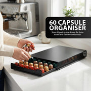 Zeno 60 Coffee Pods Holder & Machine Stand Compatible with Nespresso