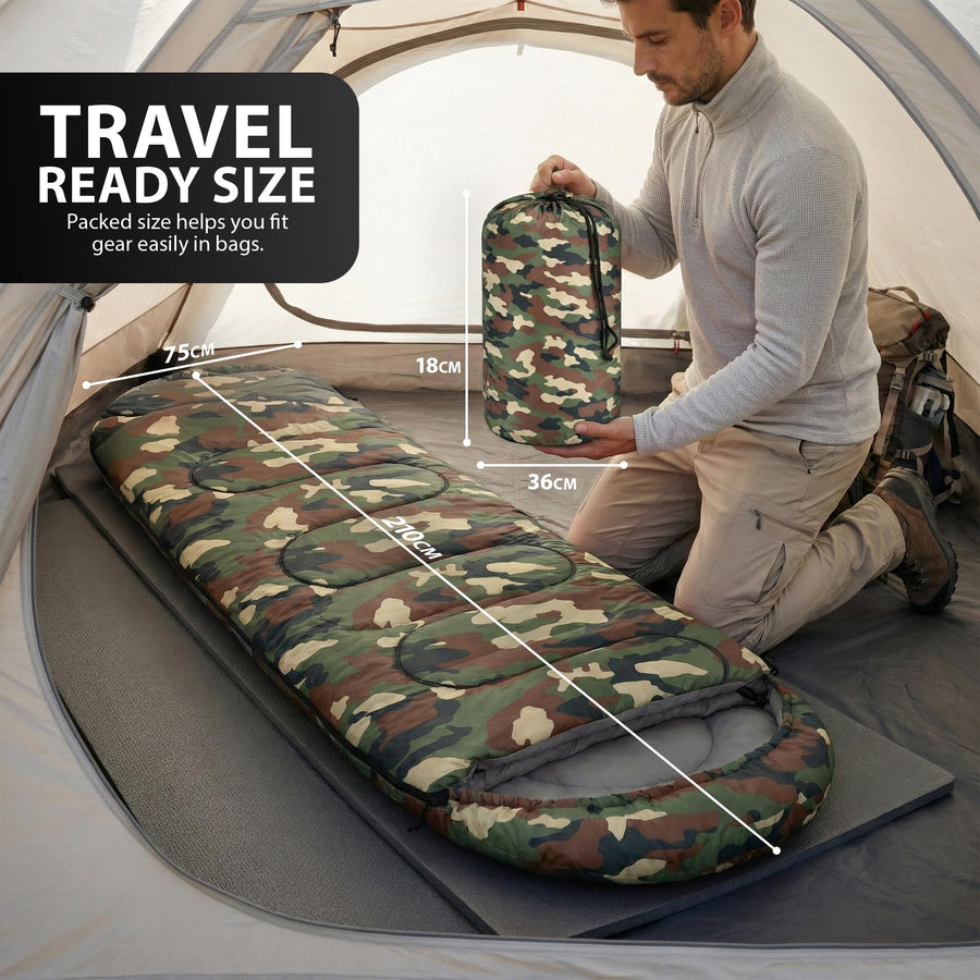 Zeno Camo Sleeping Bag