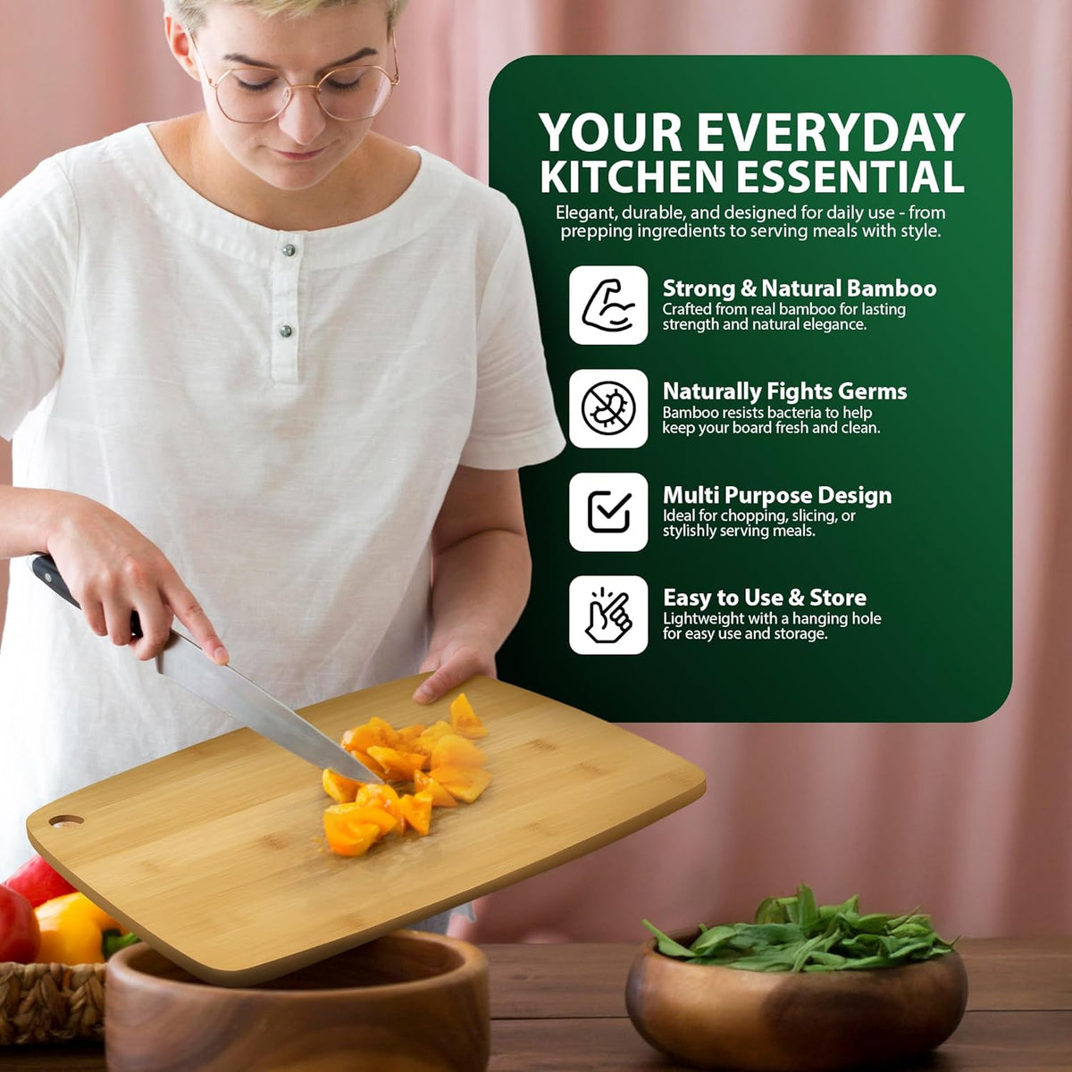 Zeno Set of 3 Wooden Chopping Boards