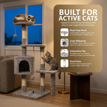 Rex & Roxy 112cm Cat Tree