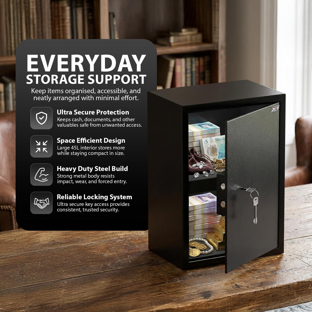 Zeno Large Office Safe Box