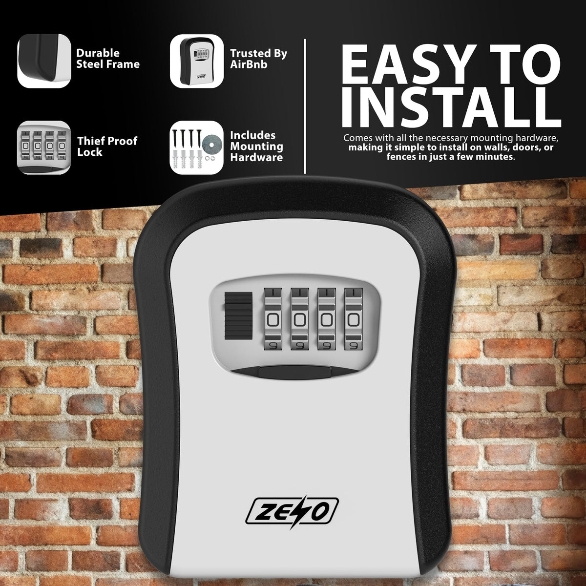 Zeno Wall Mounted Key Safe