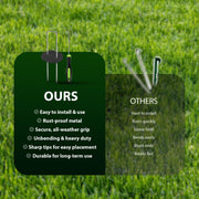 Zeno 200 Pack Silver Weed Membrane Pegs