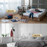 Zeno Black Coat Rack