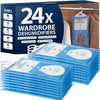 Zeno Pack of 24 Wardrobe Dehumidifier Hanging Bags