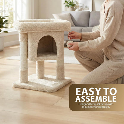 Rex & Roxy 59cm Beige Cat Tree