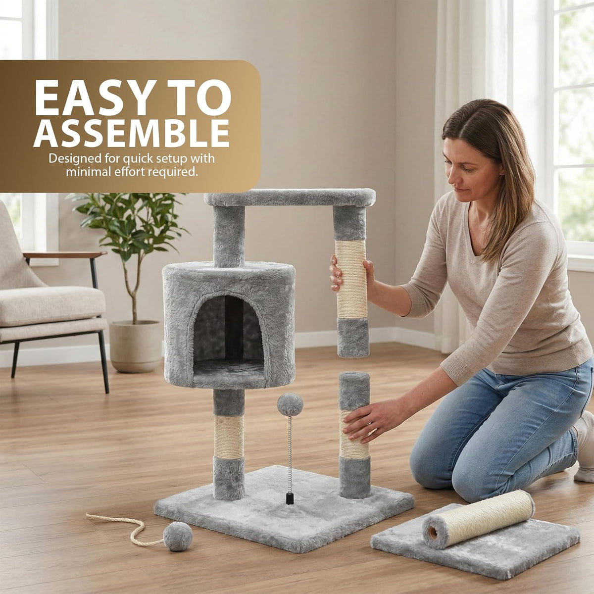 Rex & Roxy 112cm Cat Tree