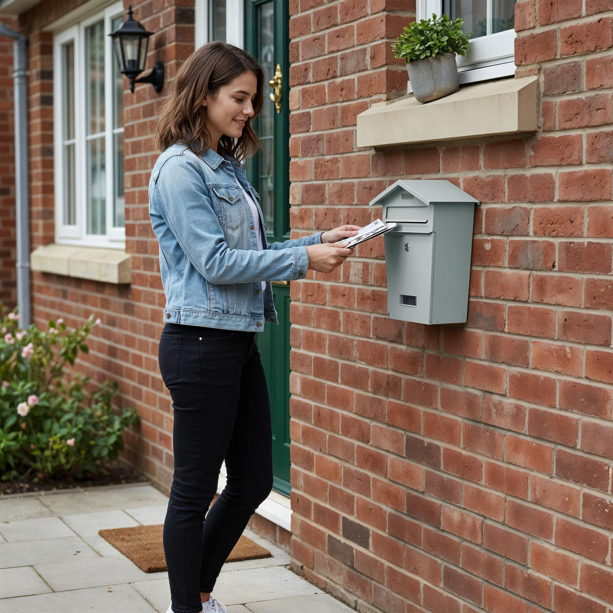 Zeno White Classic Post Box