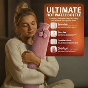 Zeno 2L Pink Long Hot Water Bottle