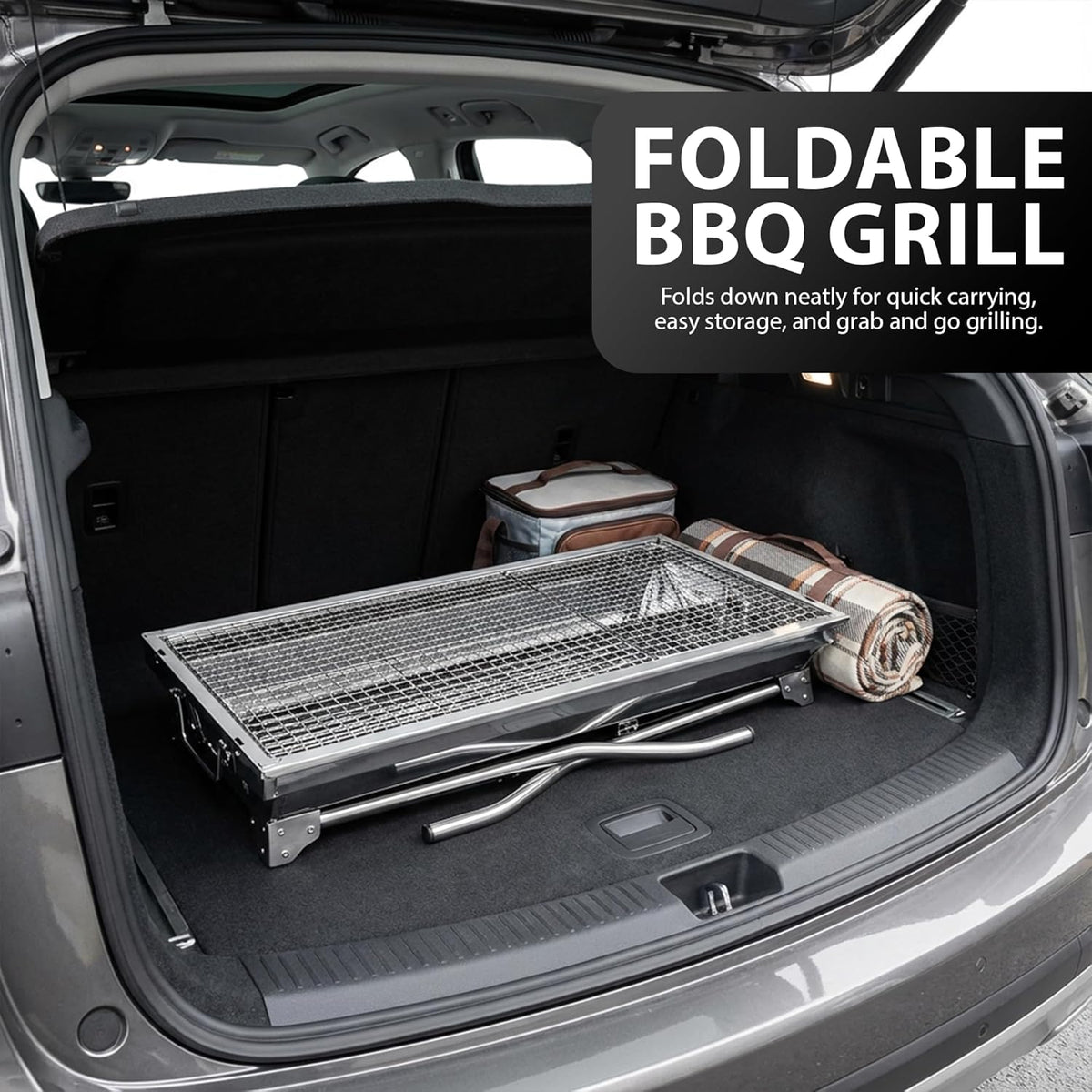 Zeno Silver Portable BBQ Grill