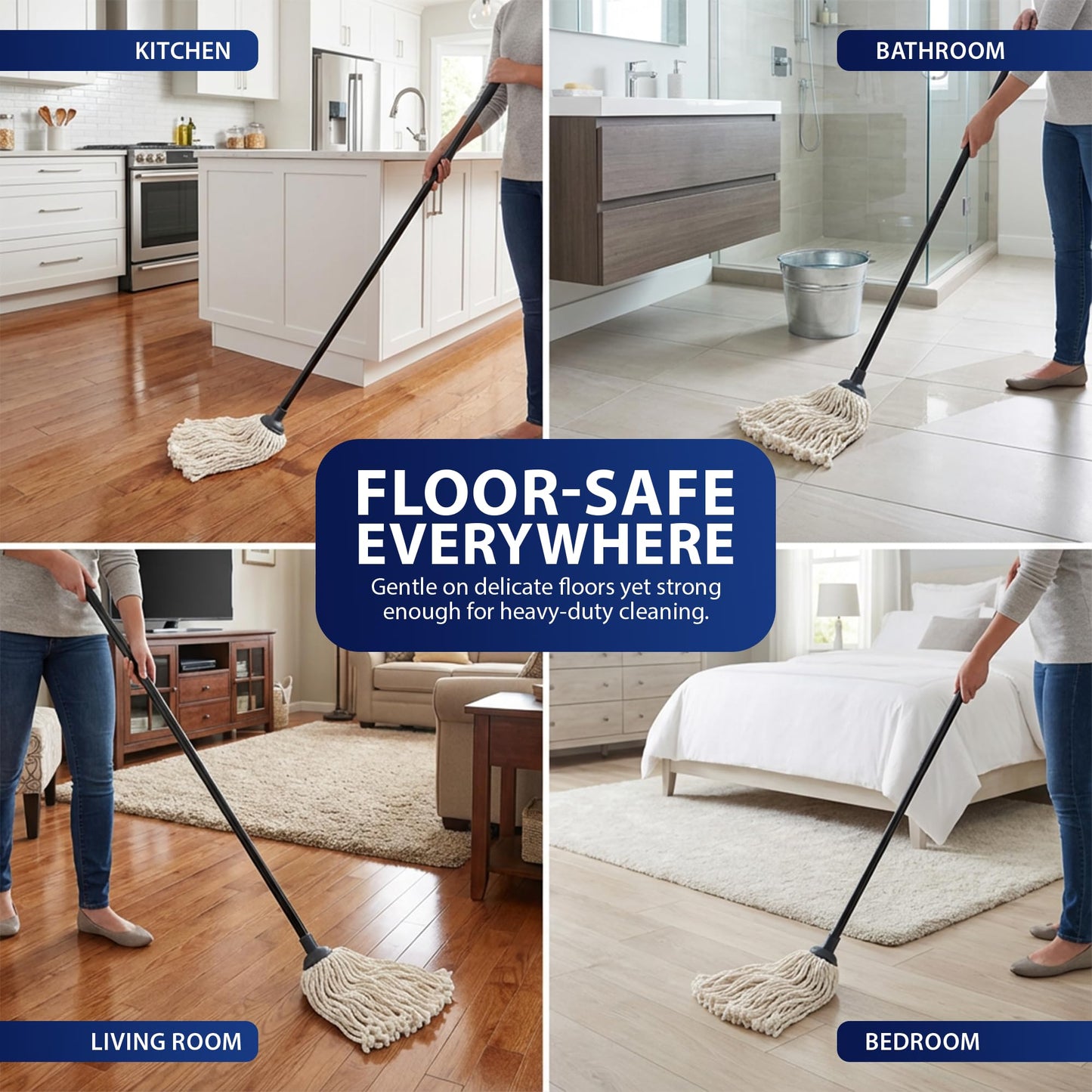 Zeno 2 Pack Mop Head Replacements