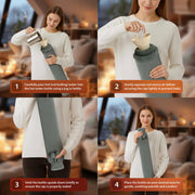 Zeno 2L Grey Long Hot Water Bottle