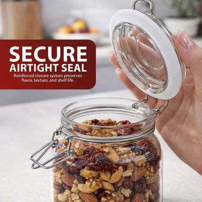 Zeno 3 Pack 1500ml Clip Top Glass Jars