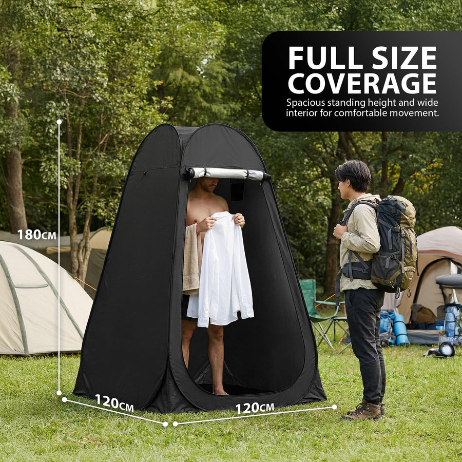 Zeno Black Pop Up Privacy Tent