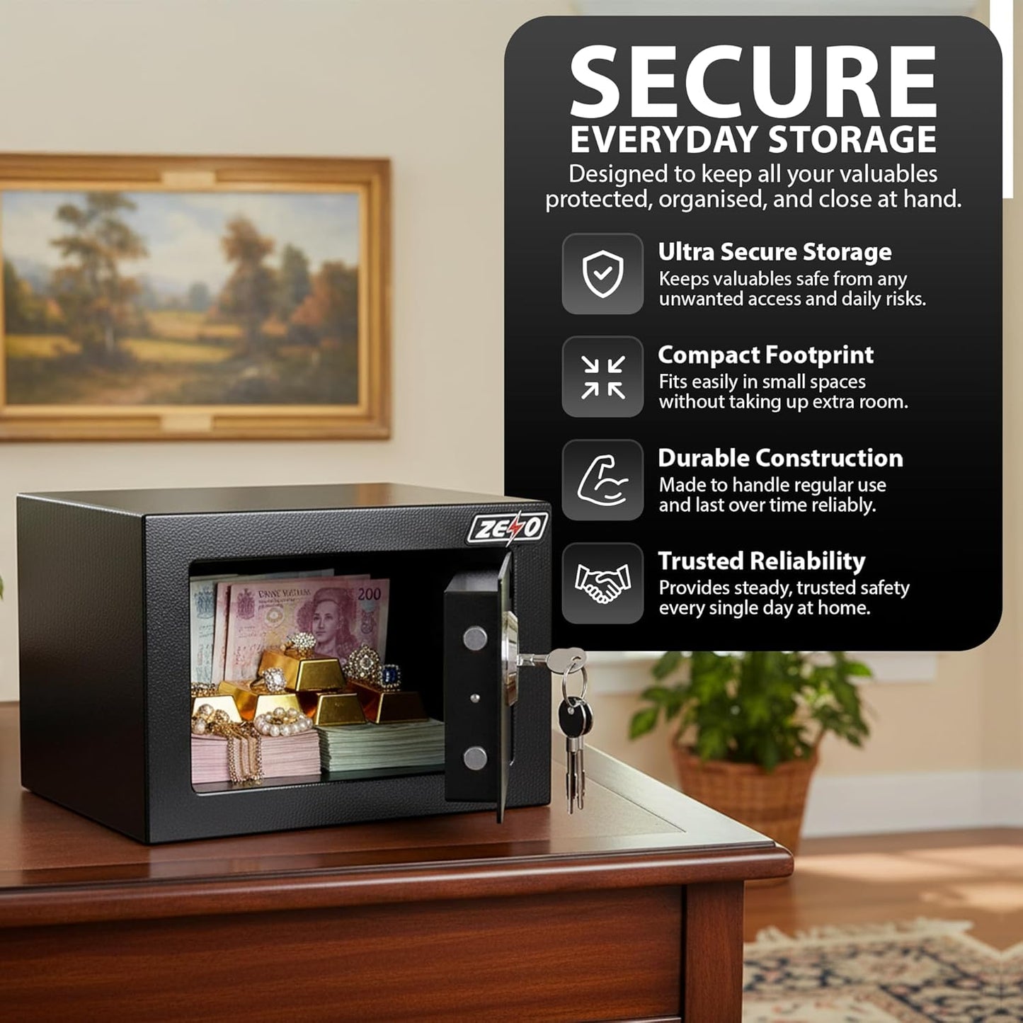 Zeno Compact Safe Box