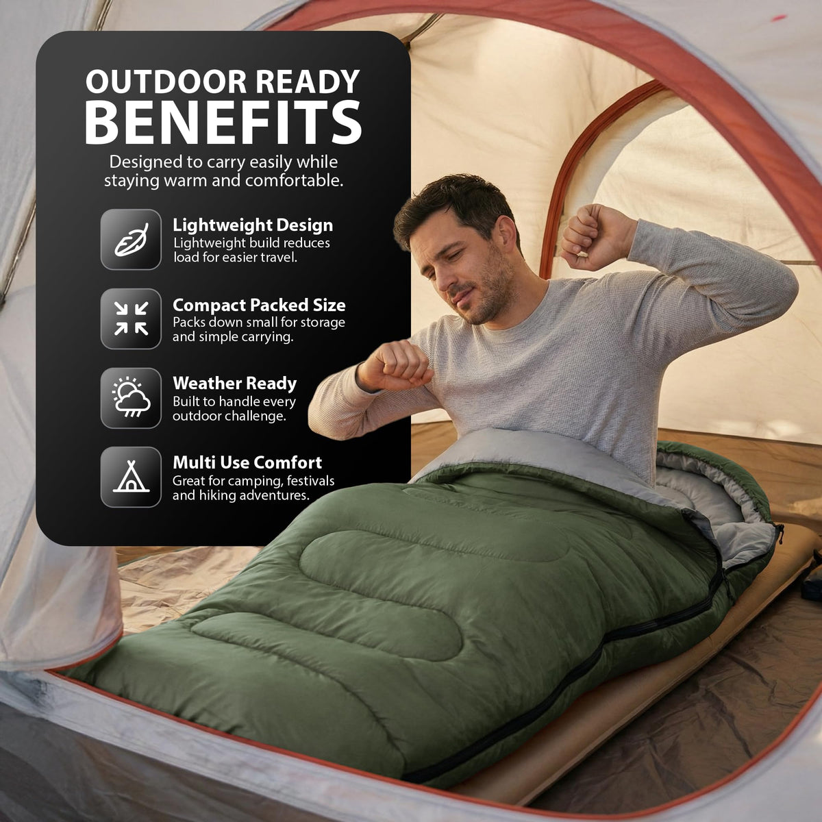 Zeno Green Sleeping Bag
