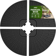 Zeno 4 Piece 60L Fan-Shaped Parasol Base Set