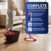 Zeno Pedal Spin Mop & Bucket Set