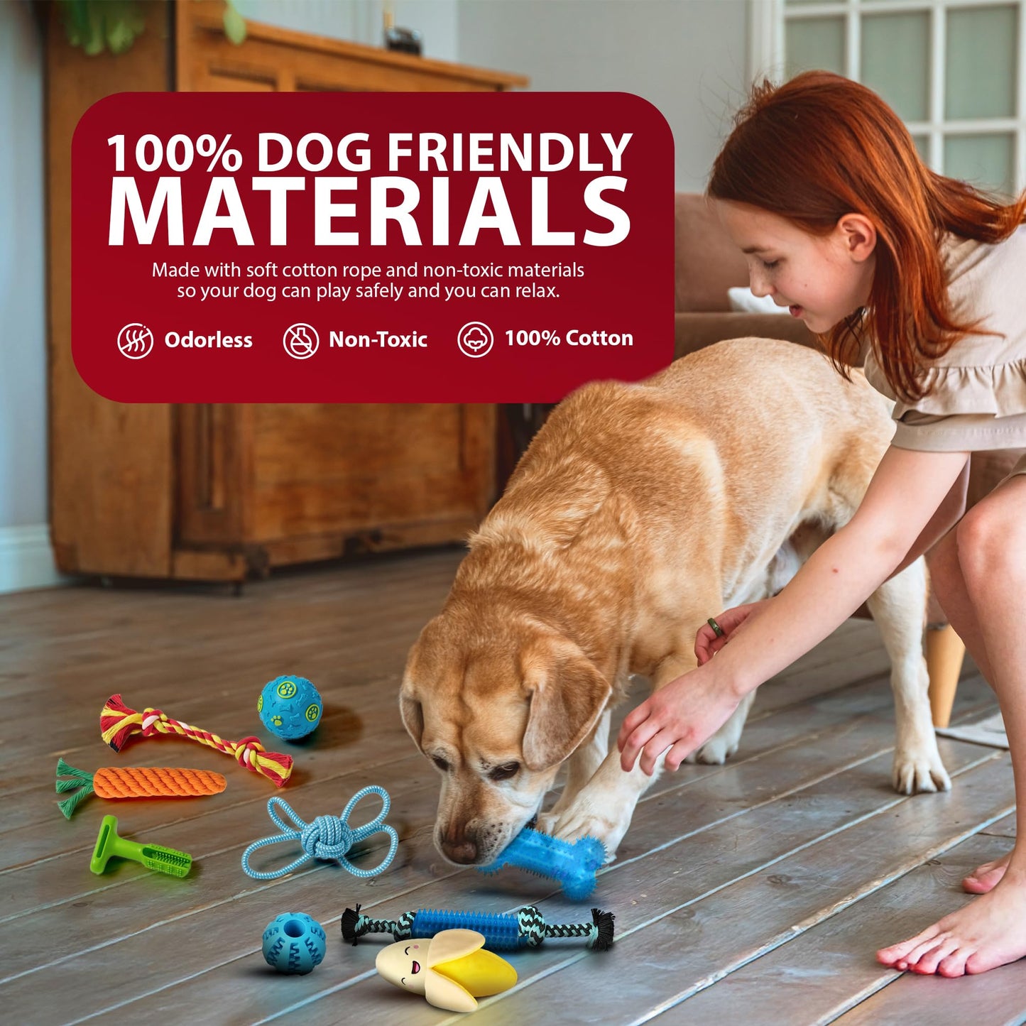 Rex & Roxy 18 Pack Dog Toys