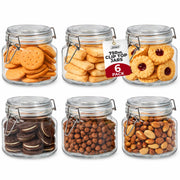 Zeno 6 Pack 750ml Clip Top Glass Jars