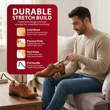 Zeno Wooden Shoe Stretchers for Men