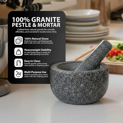 Zeno 16cm Pestle and Mortar Set