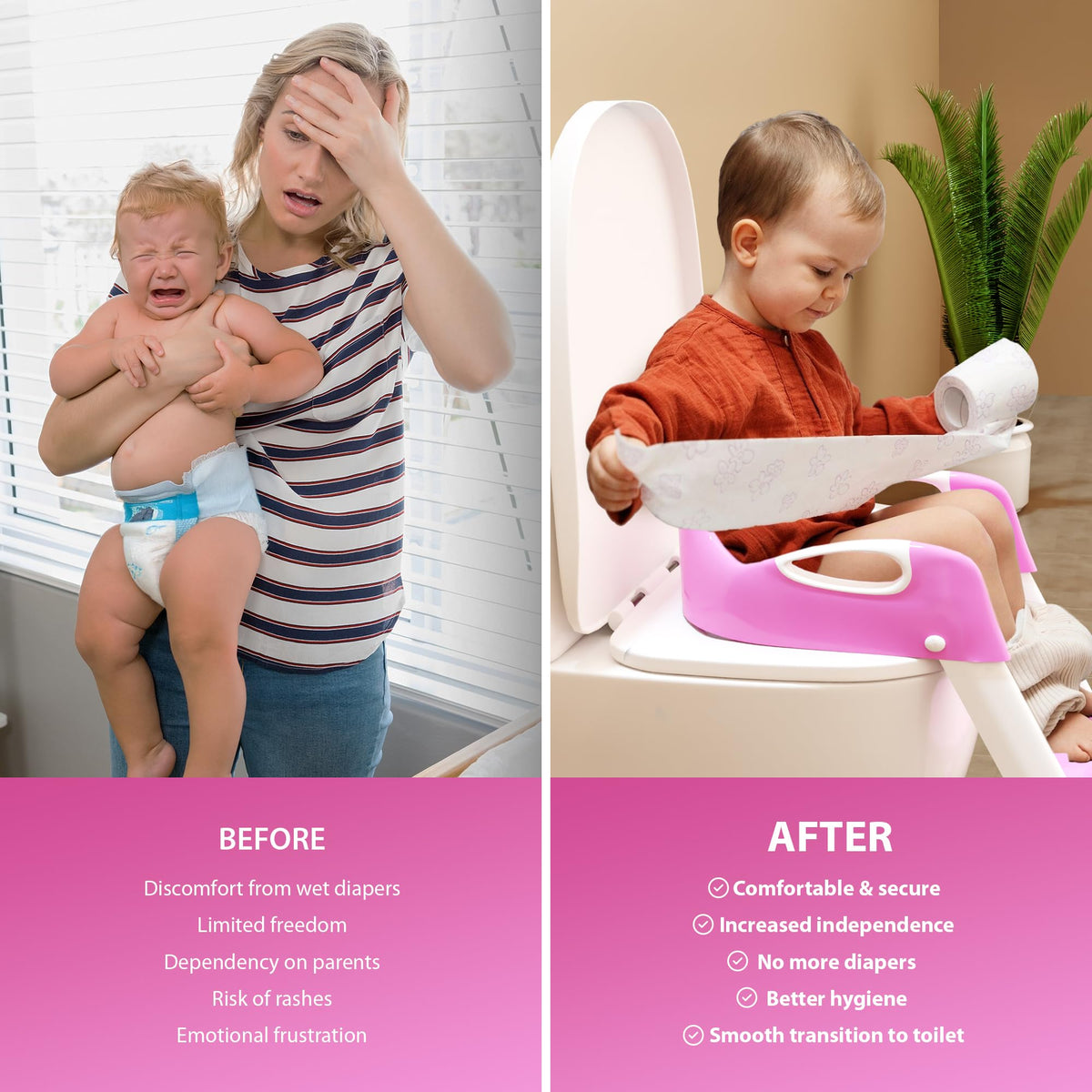 Zeno Pink Potty Training Seat