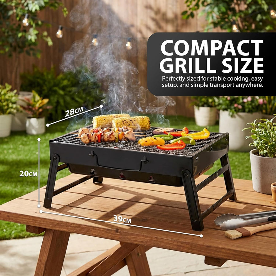 Zeno Black Portable BBQ Grill