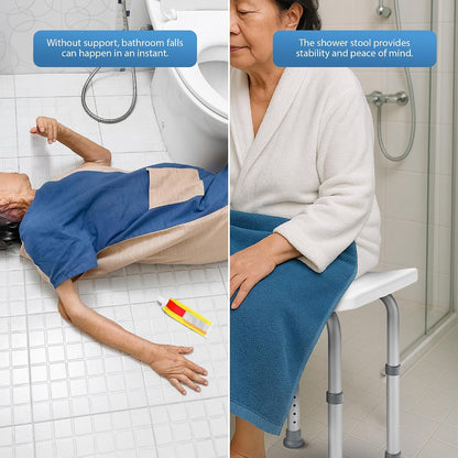 Zeno 50cm Shower Stool