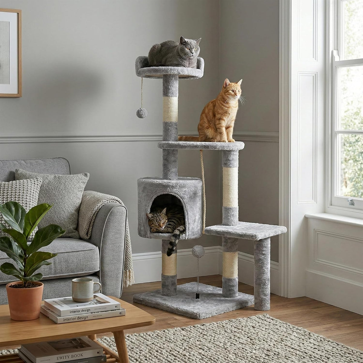 Rex & Roxy 112cm Cat Tree