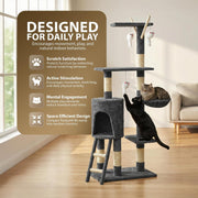 Rex & Roxy 145cm Grey Cat Tree