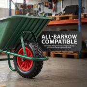 Zeno 14" Red Wheelbarrow Wheel