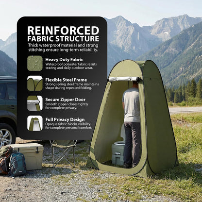 Zeno Green Pop Up Privacy Tent