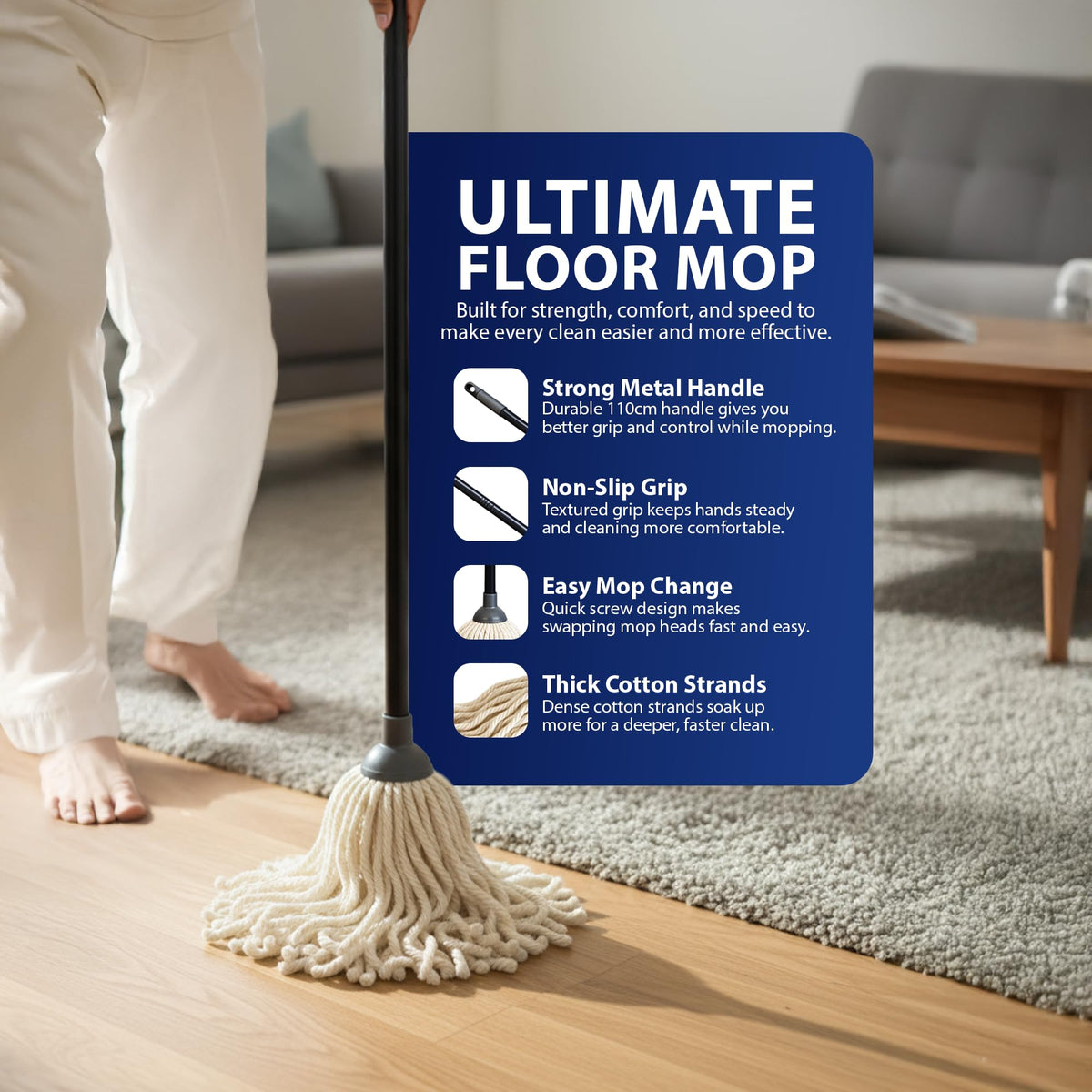 Zeno Cotton Floor Mop
