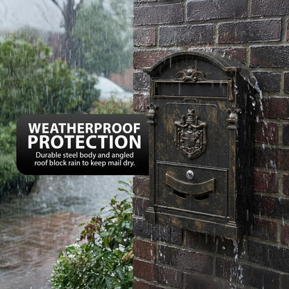 Zeno Bronze Vintage Post Box