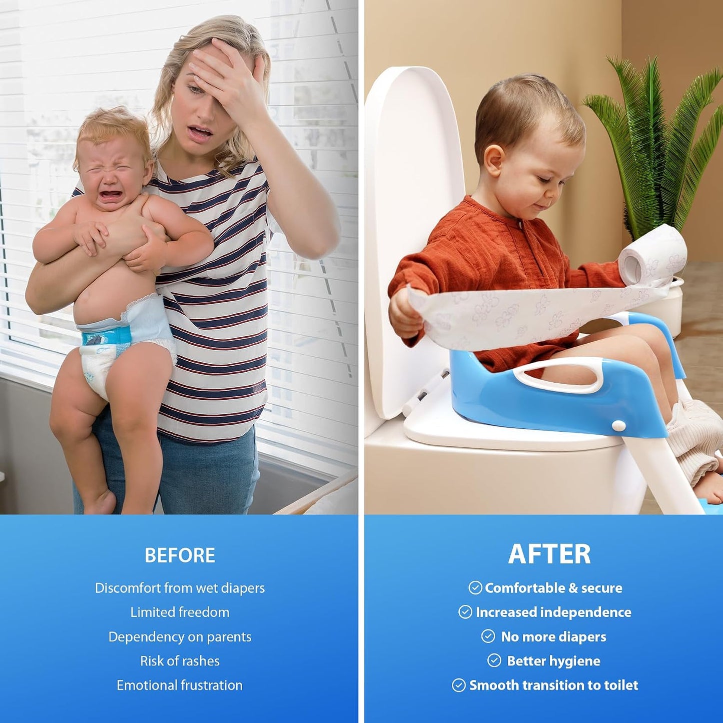 Zeno Blue Potty Training Seat