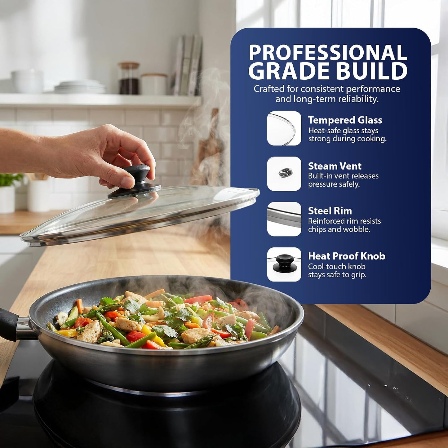 Zeno 28cm Universal Pot Lid