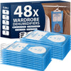Zeno Pack of 48 Wardrobe Dehumidifier Hanging Bags