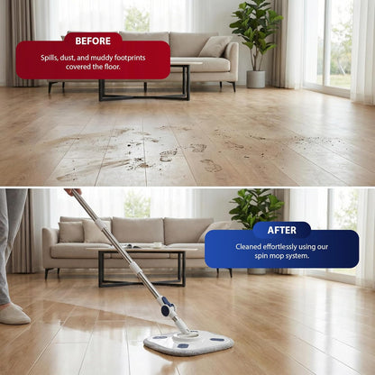 Zeno Mop and Collapsible Bucket Set